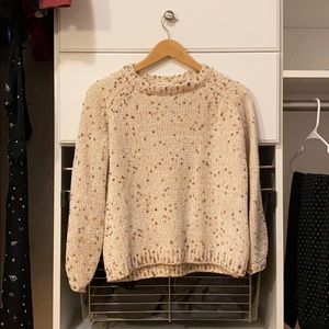 Cream Chenille Sweater